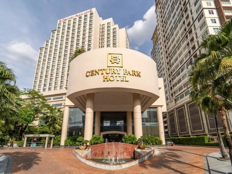 Veličasten vhod v Century Park Hotel Bangkok